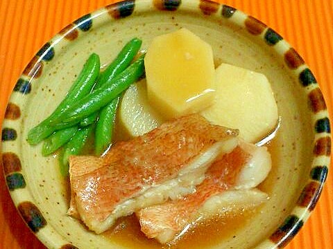 赤魚と野菜の煮付け♪